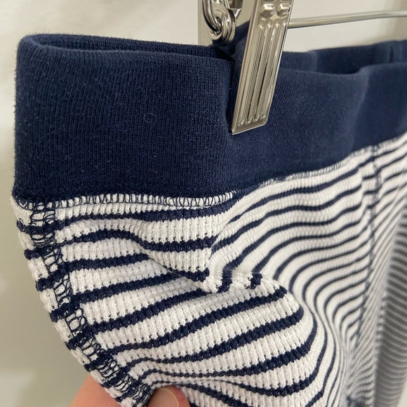 JCrew Women’s Striped Navy/White Long Underwear - Picture 2 of 5